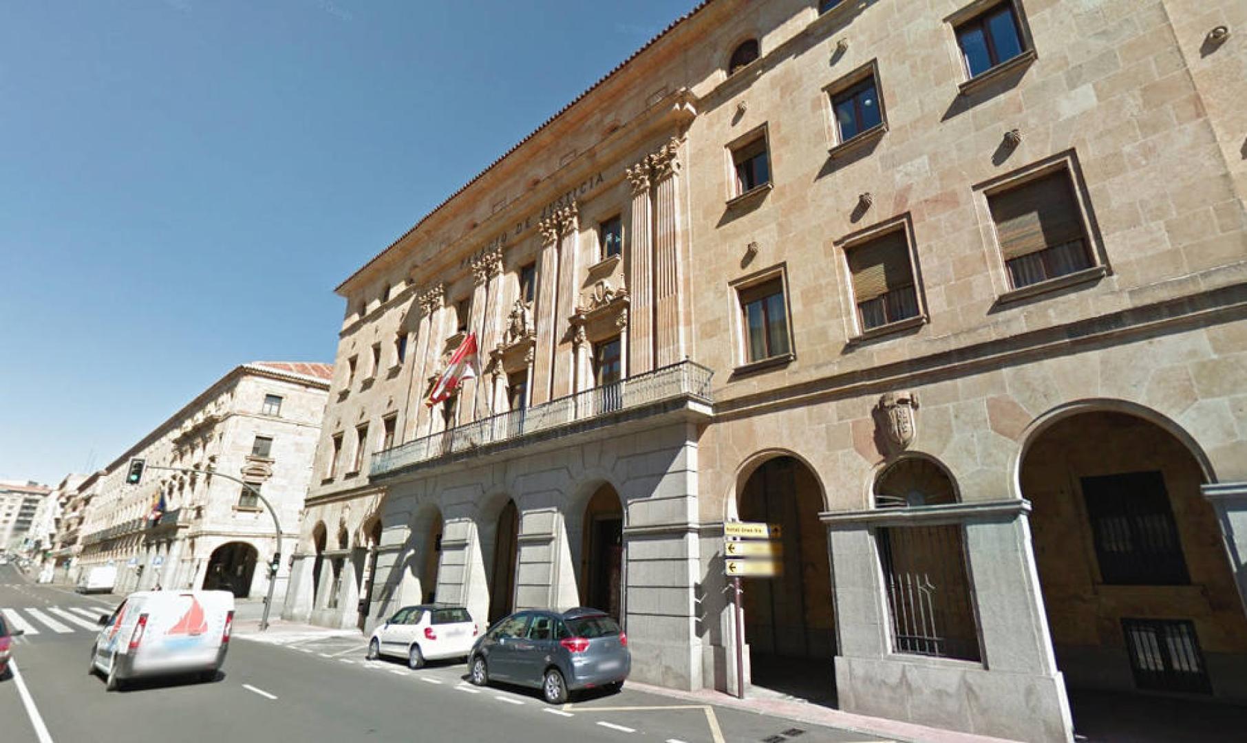 El Palacio de Justicia de Salamanca.