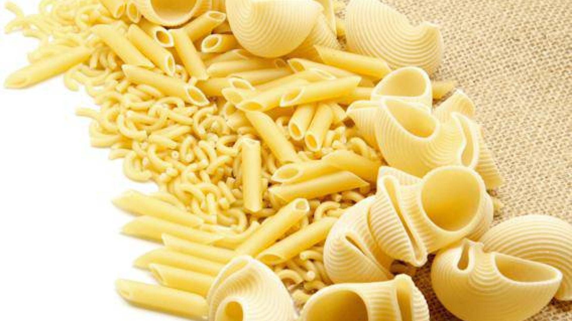 Diferentes tipos de pasta.