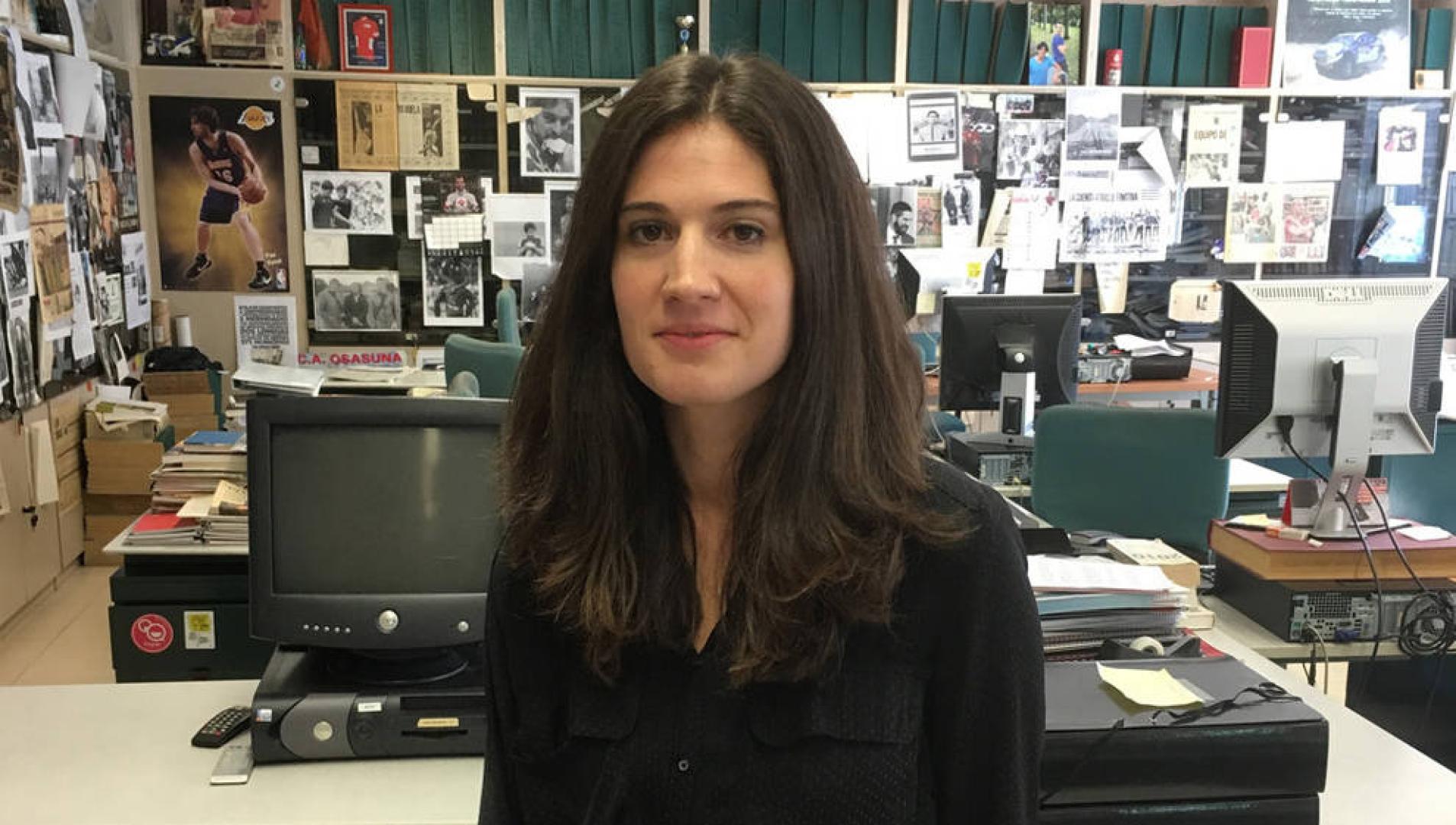 Ainhoa Piudo, periodista de Diario de Navarra, premio Teobaldo por la defensa de los derechos humanos