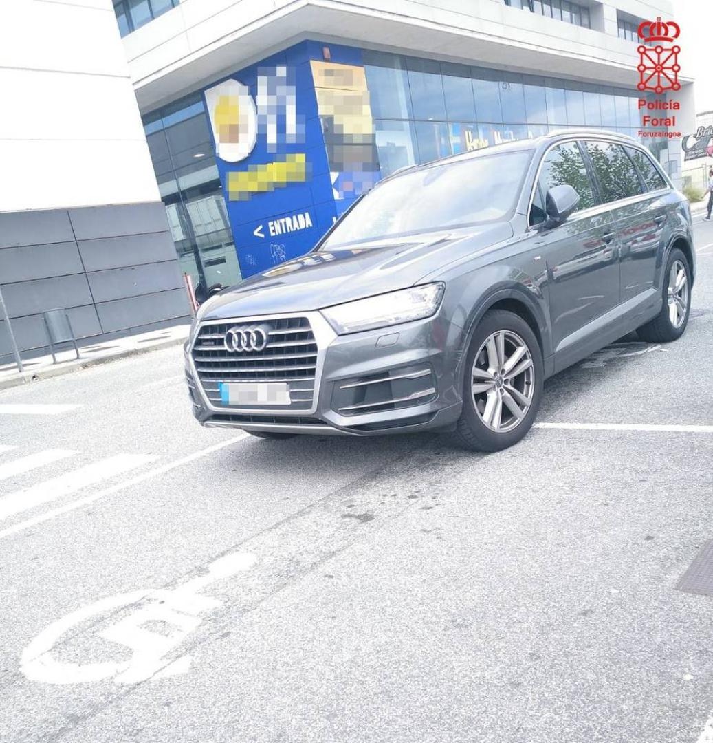 200 euros de multa por aparcar en una plaza para discapacitados en la Morea