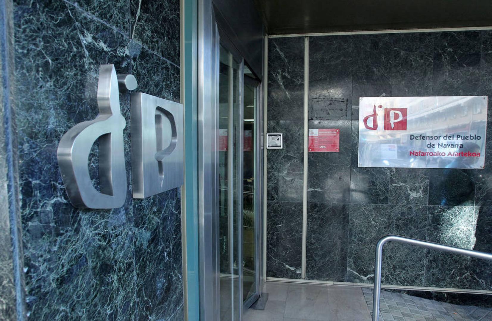 Sede de la oficina del Defensor del Pueblo de Navarra en Pamplona.