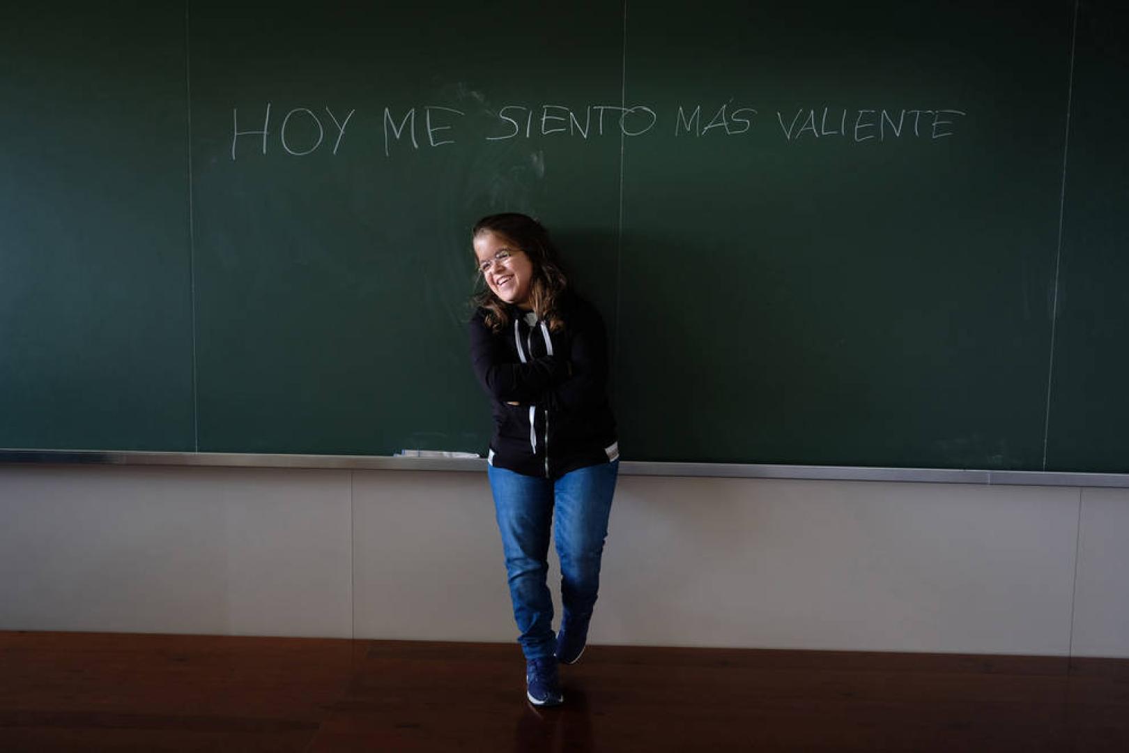 Maia Sola: "Sueño con trabajar en un laboratorio e investigar sobre la acondroplasia"
