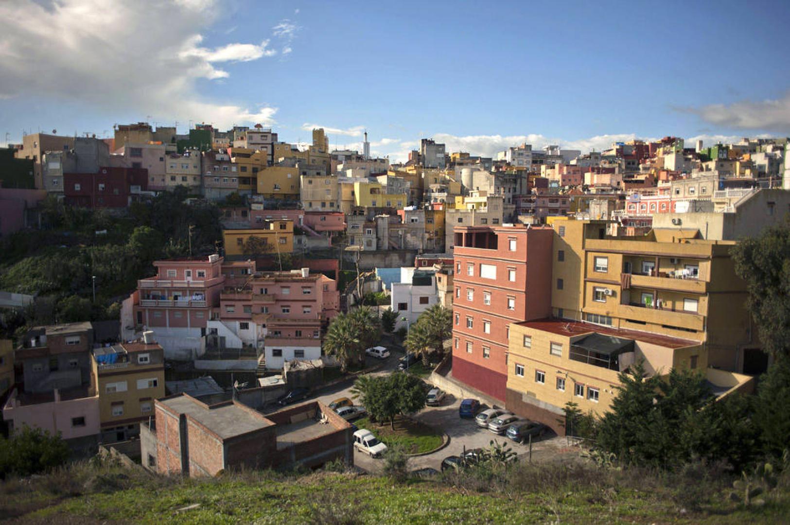 Barriada de El Príncipe, en Ceuta.