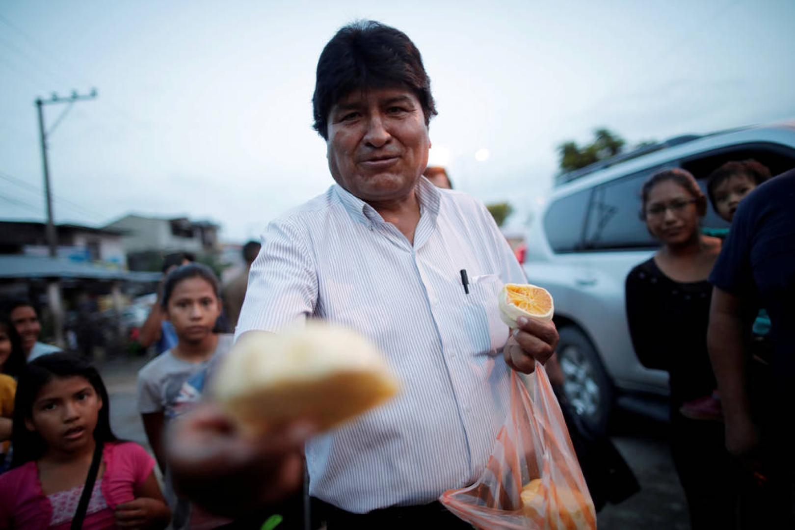 Evo Morales, durante la última campaña en Bolivia.