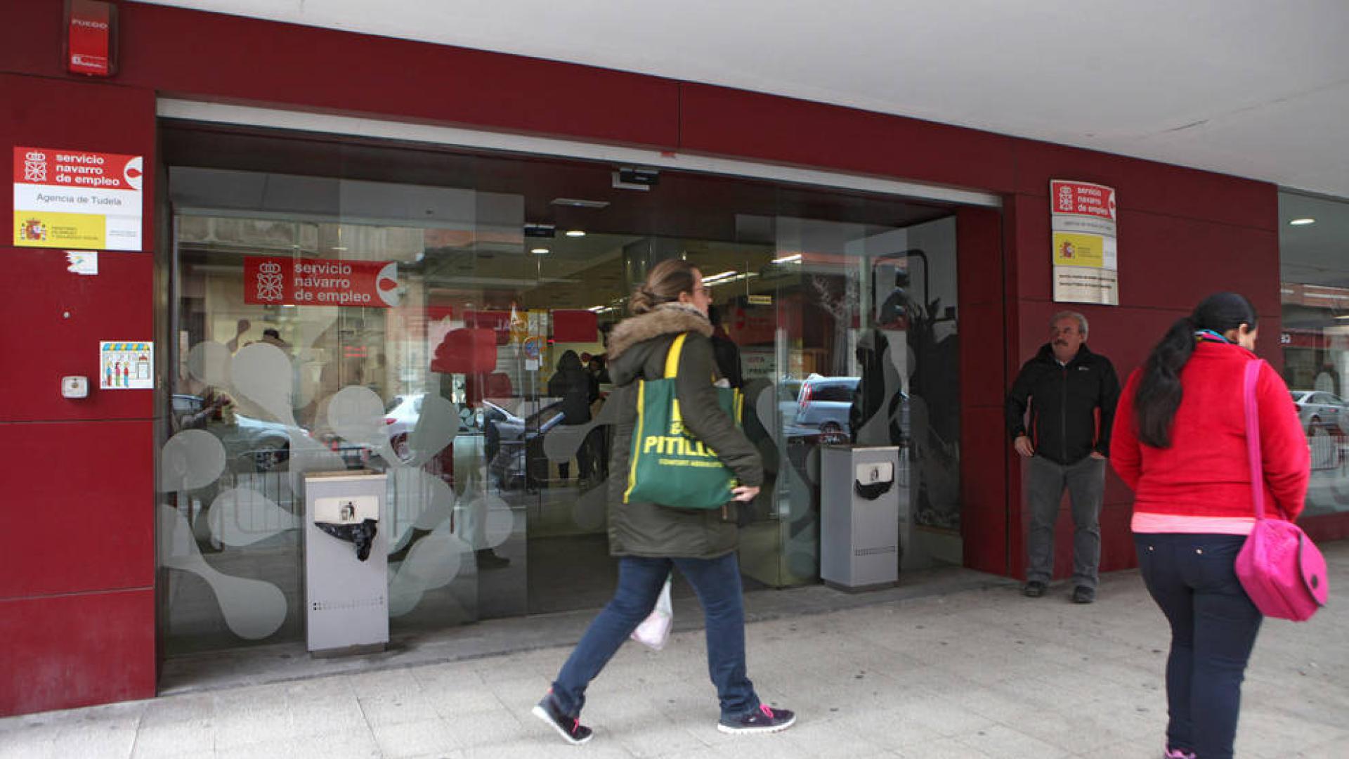 Oficina del Servicio Navarro de Empleo en Tudela.