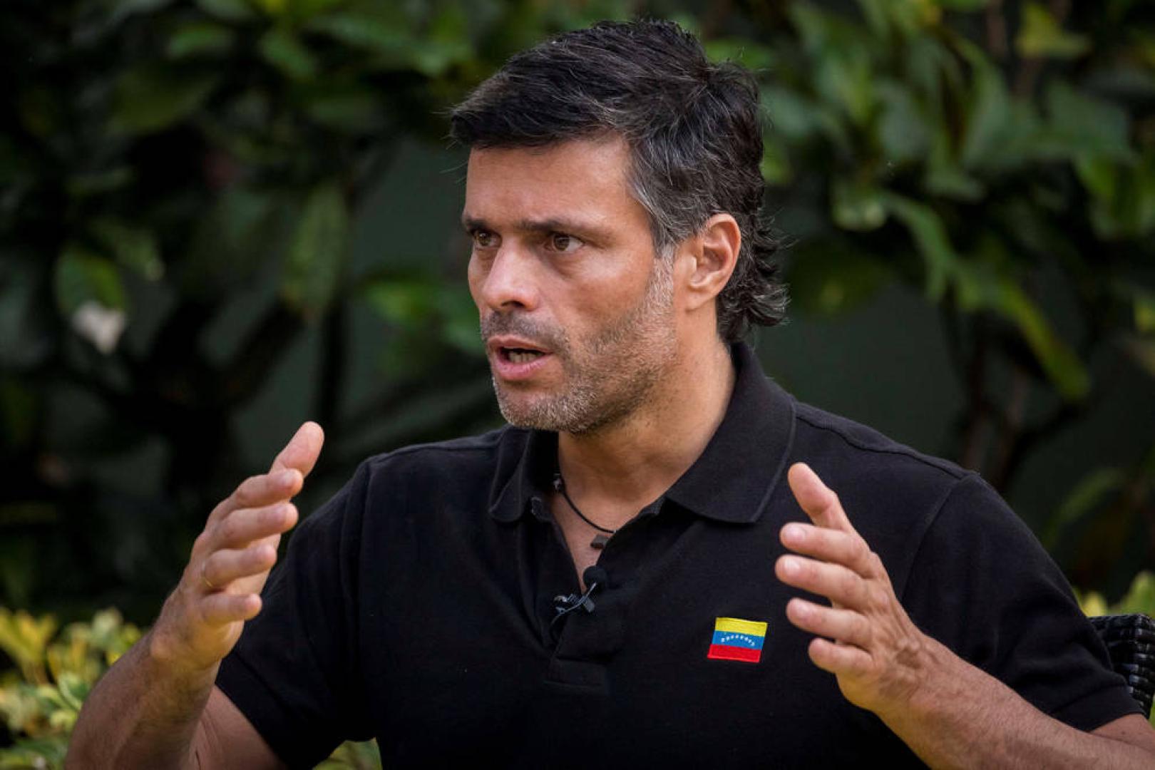 Leopoldo López no descarta una intervención militar en Venezuela