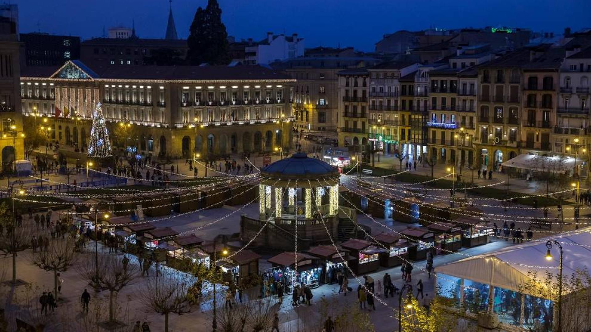 La intención es celebrar la Feria de Navidad en la Plaza del Castillo
