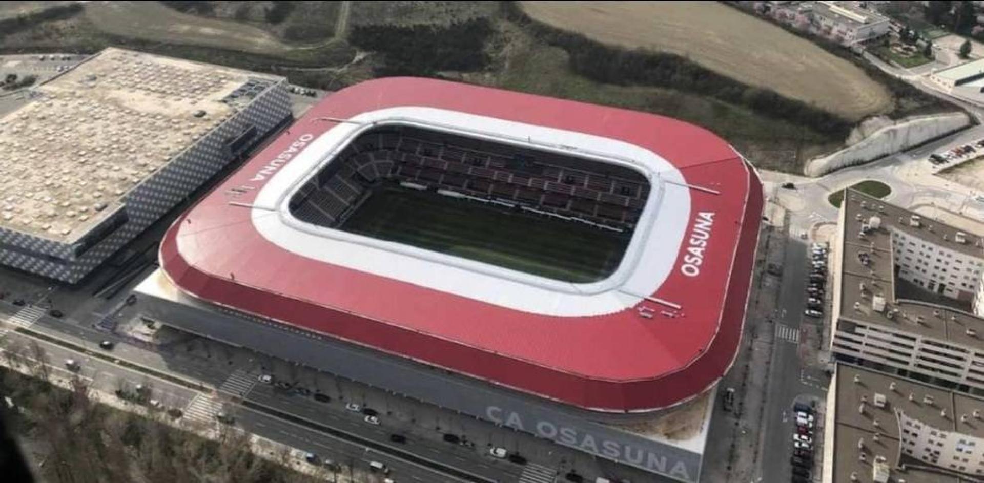 La impresionante vista aérea de El Sadar