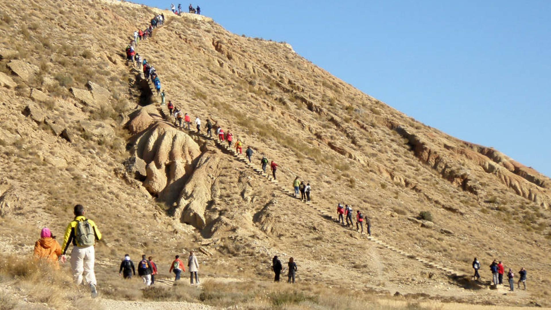 Imagen del Cabezo de las Cortinillas en las Bardenas Reales