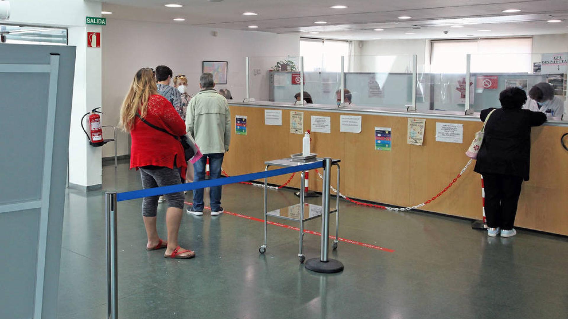 Interior del centro de salud de San Juan, en una fotografía del pasado mes de julio.
