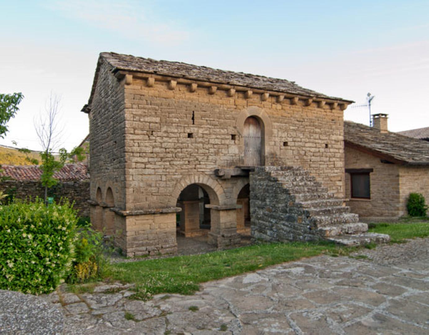 Hórreo de Iracheta, en Valdorba