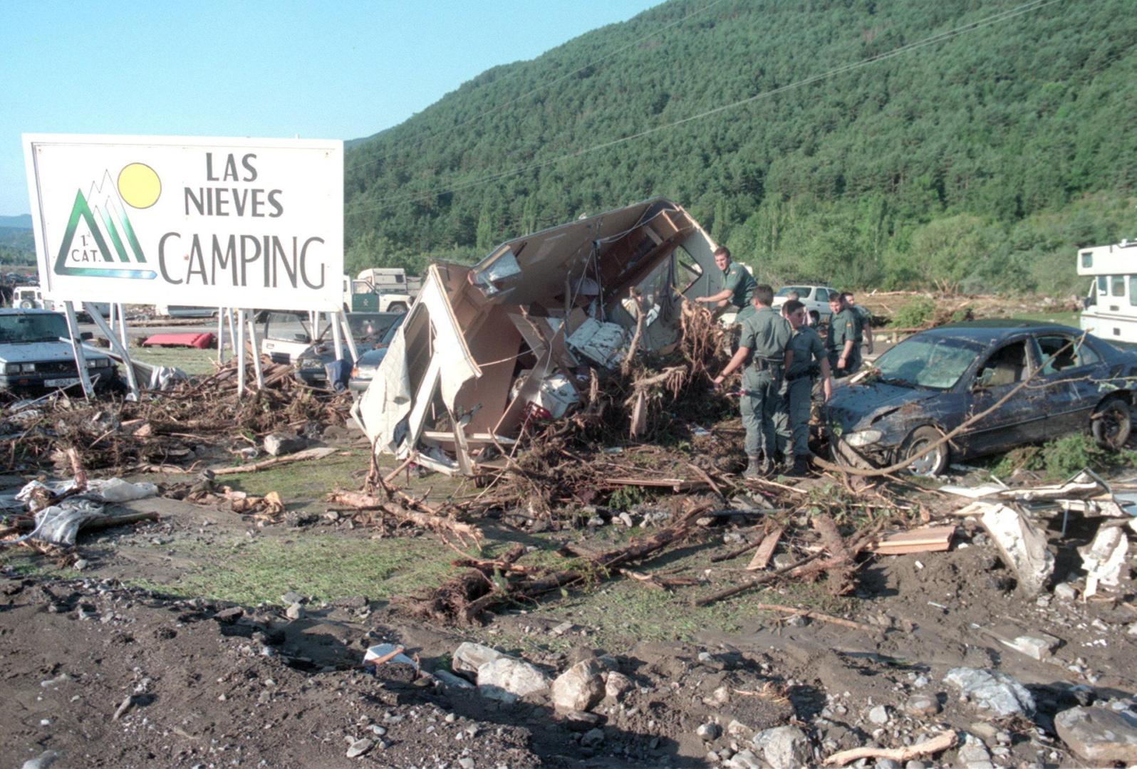 Las labores de rescate y búsqueda de desaparecidos duraron varios días