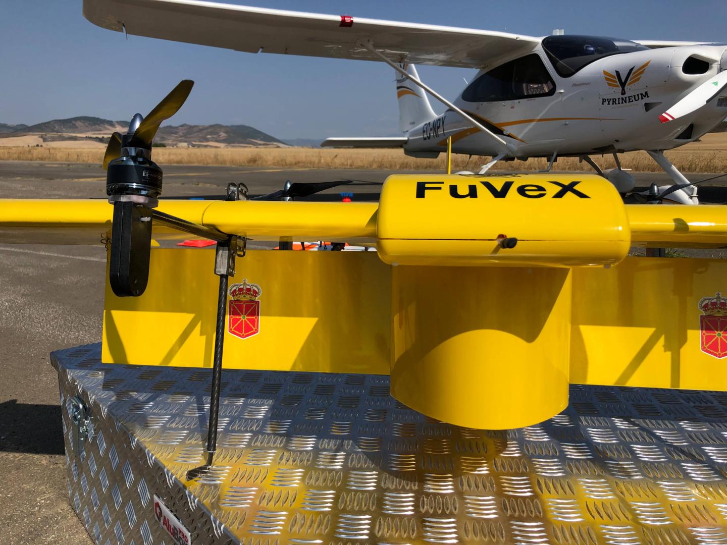 En primer modelo, uno de los modelos de FuVeX