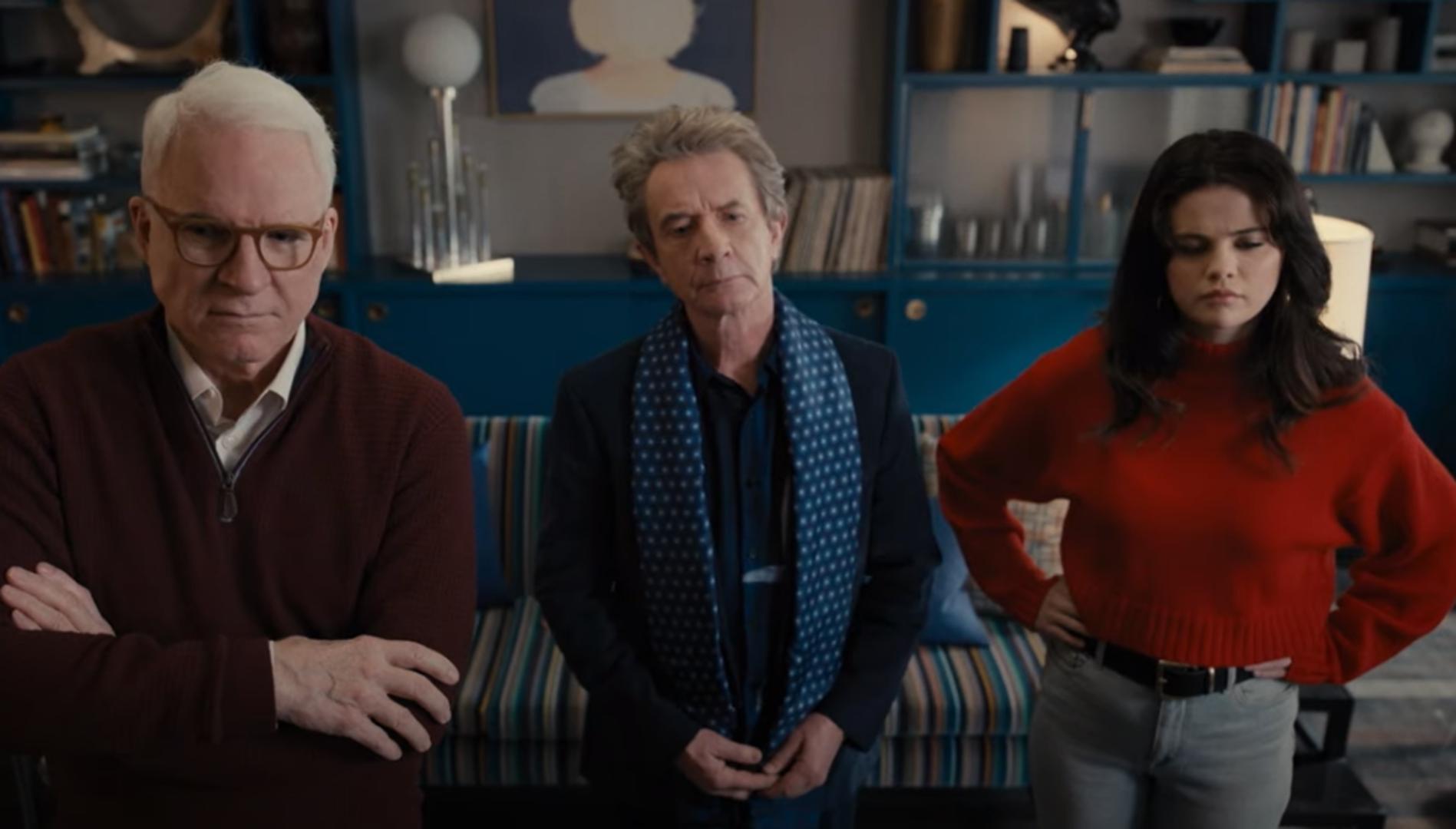 Steve Martin, Martin Short y Selena Gómez, protagonistas de 'Solo asesinatos en el edificio'