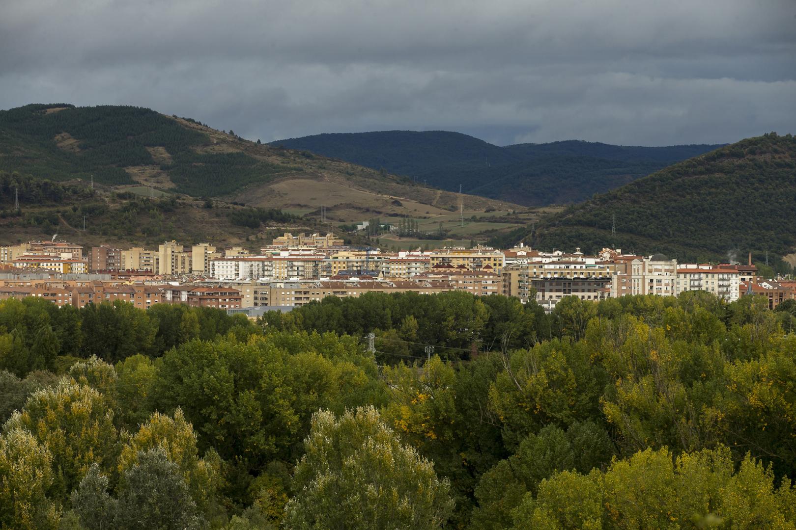 Tiempo otoñal en Pamplona