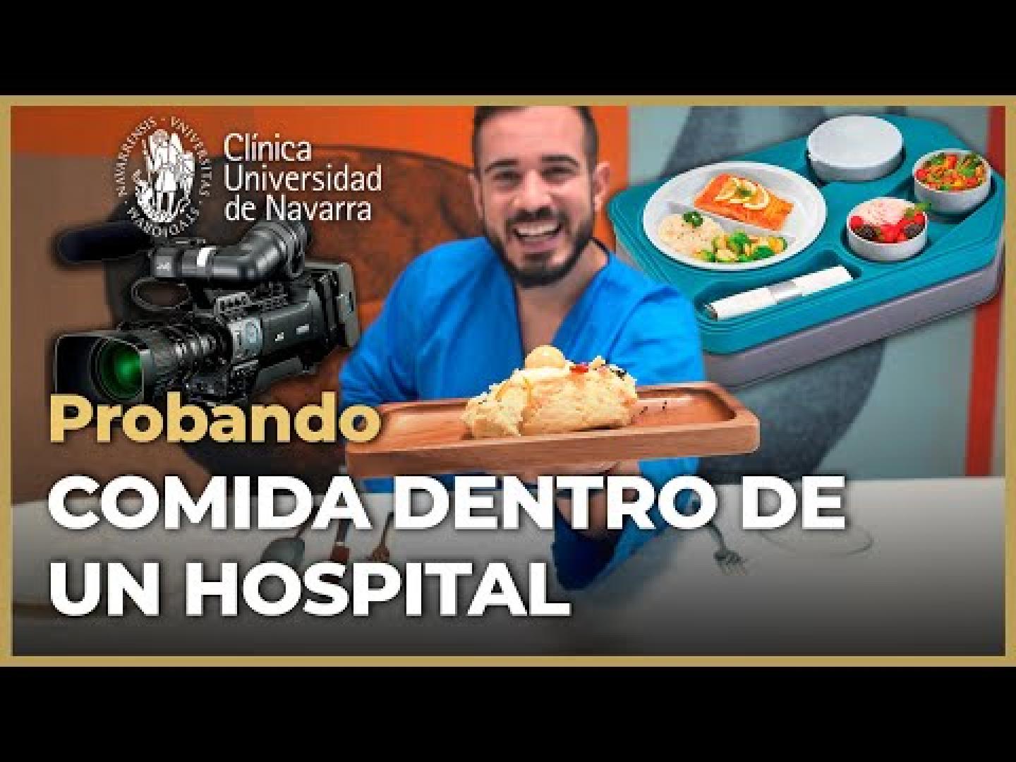 El influencer de "Cenando con Pablo" degusta varios platos de la Clínica Universidad de Navarra
