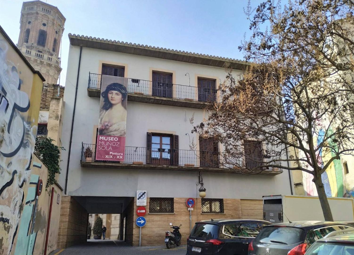 Fachada del museo Muñoz Sola de Tudela