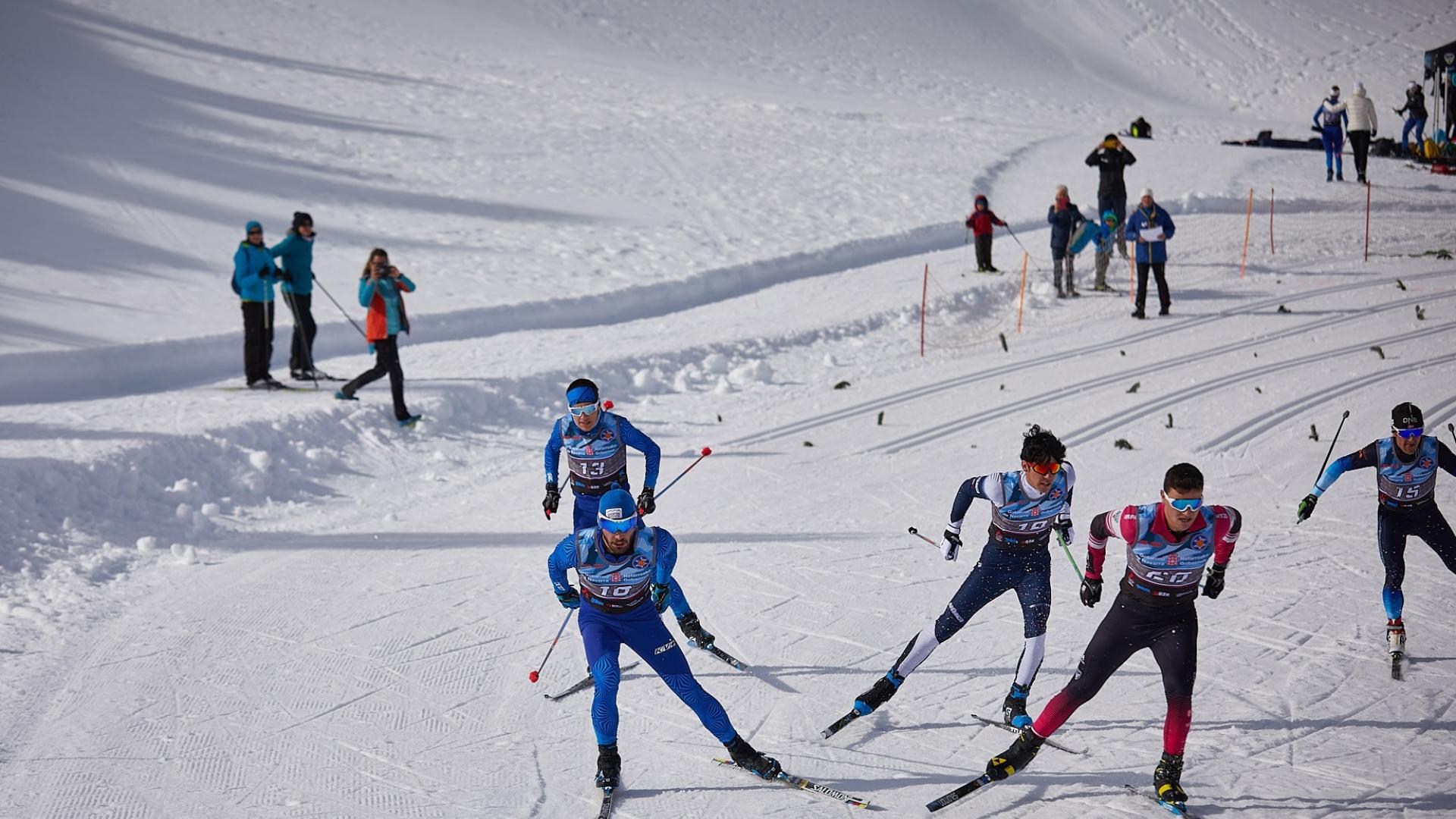 Uno de los eventos deportivos celebrados esta temporada en el centro de esquí nórdico Larra-Belagua