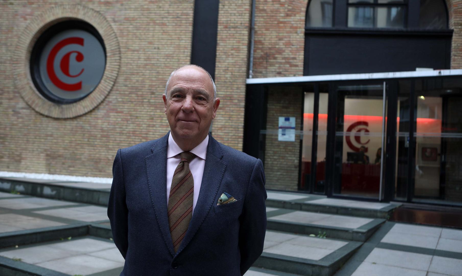 Javier Taberna, presidente de la Cámara de Comercio.