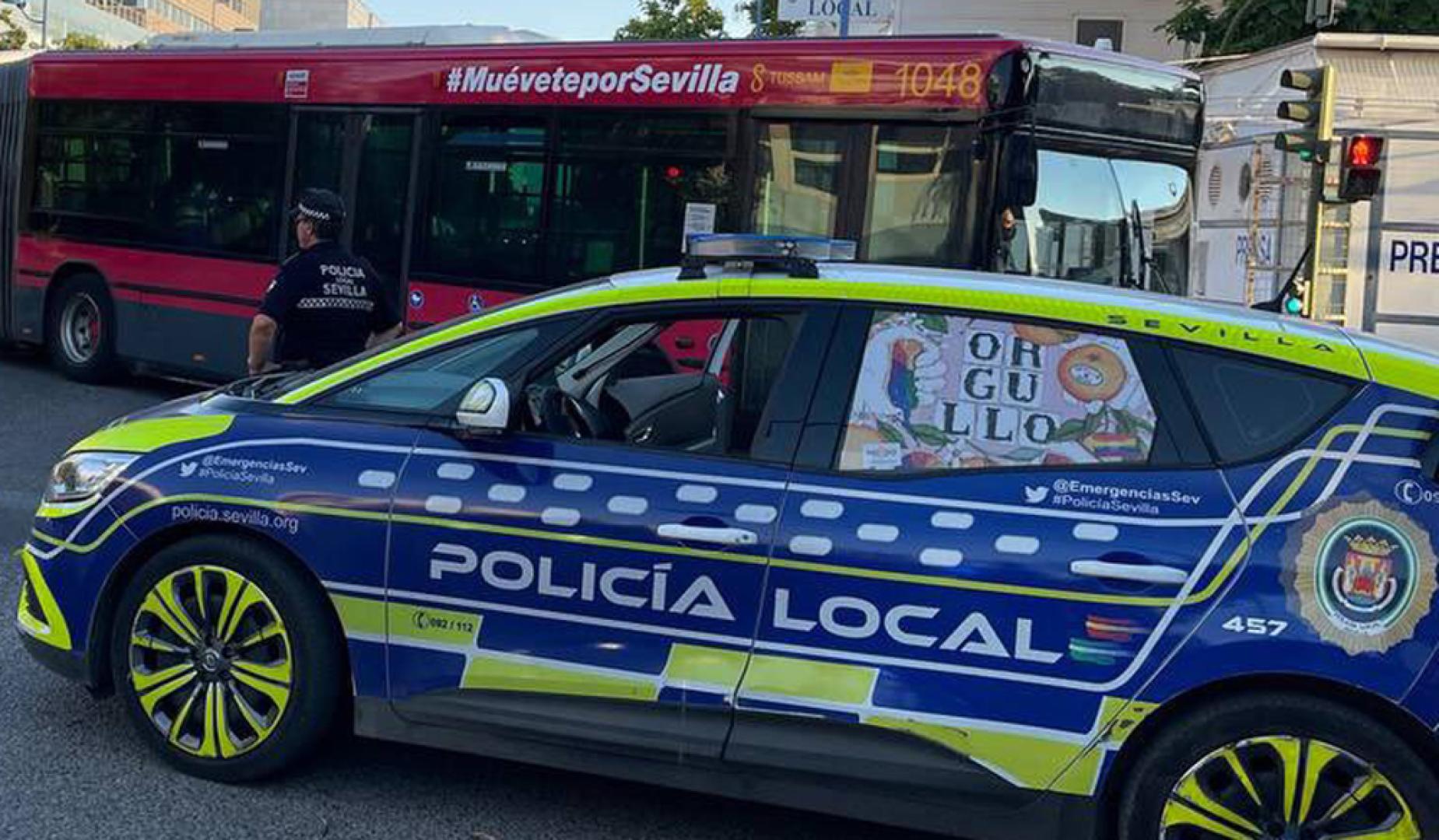 Un vehículo de Policía Local de Sevilla
