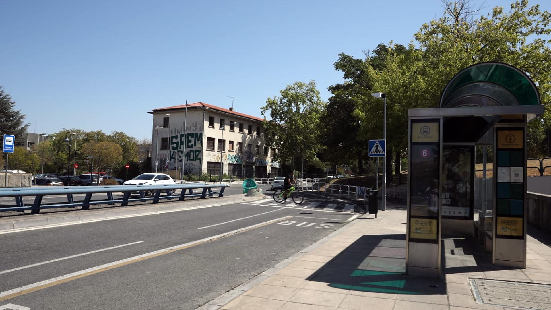 Paso de peatones donde ha ocurrido el atropello