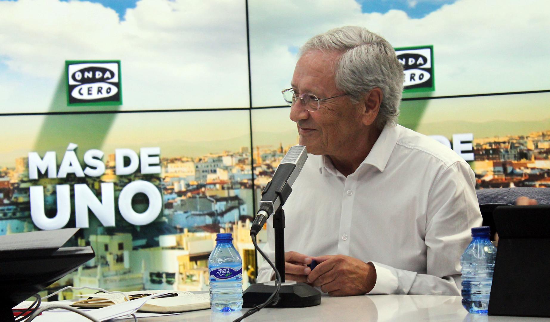 Fernando Ónega, este jueves en el programa Más de Uno de Onda Cero