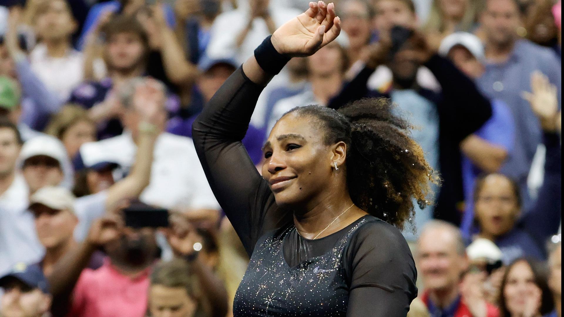 La tenista Serena Williams se despide del US Open