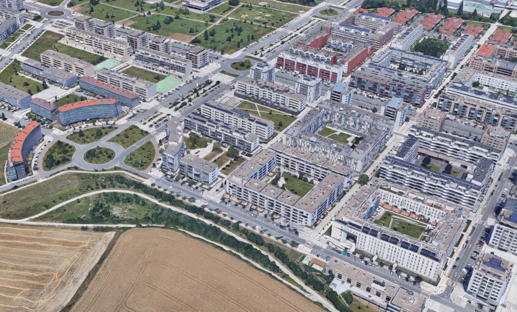 Vista aérea de Mendillorri