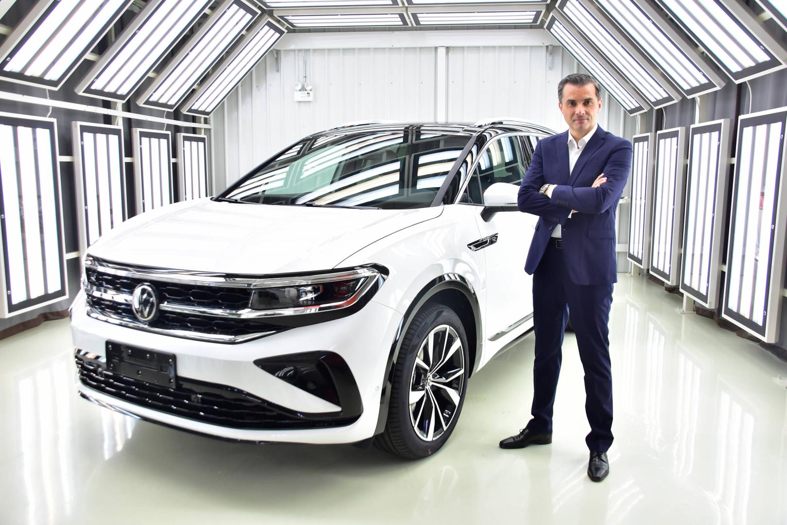 Imagen del presidente de Volkswagen Navarra, Michael Hobusch
