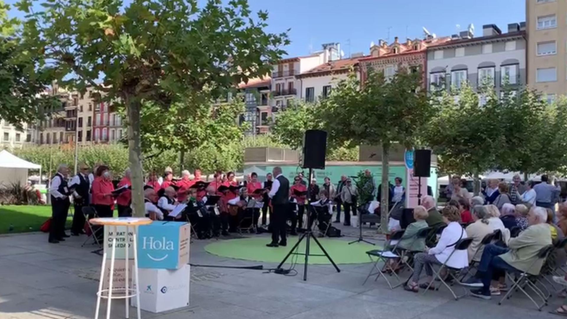 Jornada de mayores en Pamplona