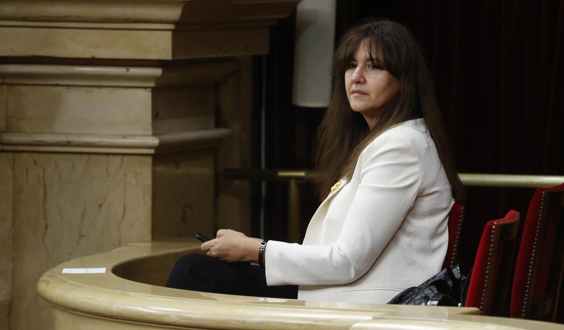La presidenta de JxCat, Laura Borràs