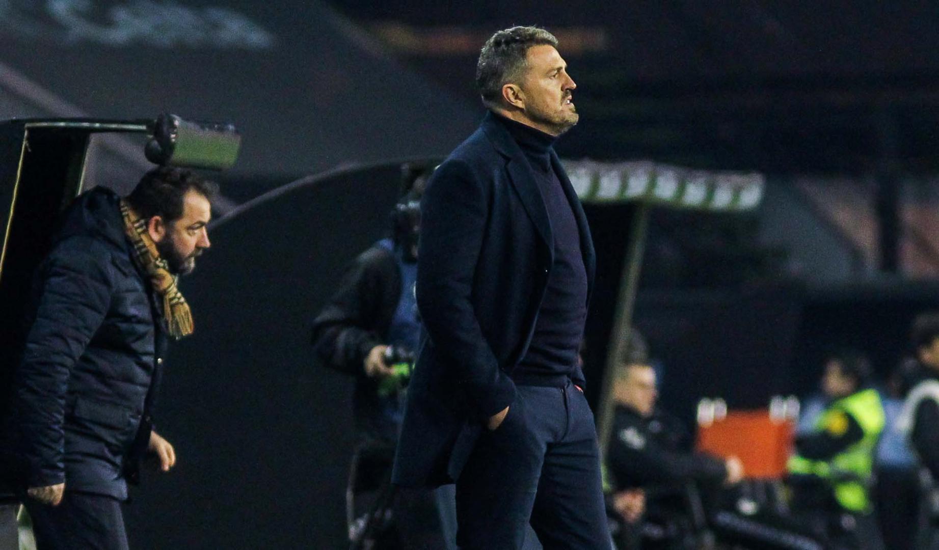 Óscar García, en su etapa como entrenador del Celta