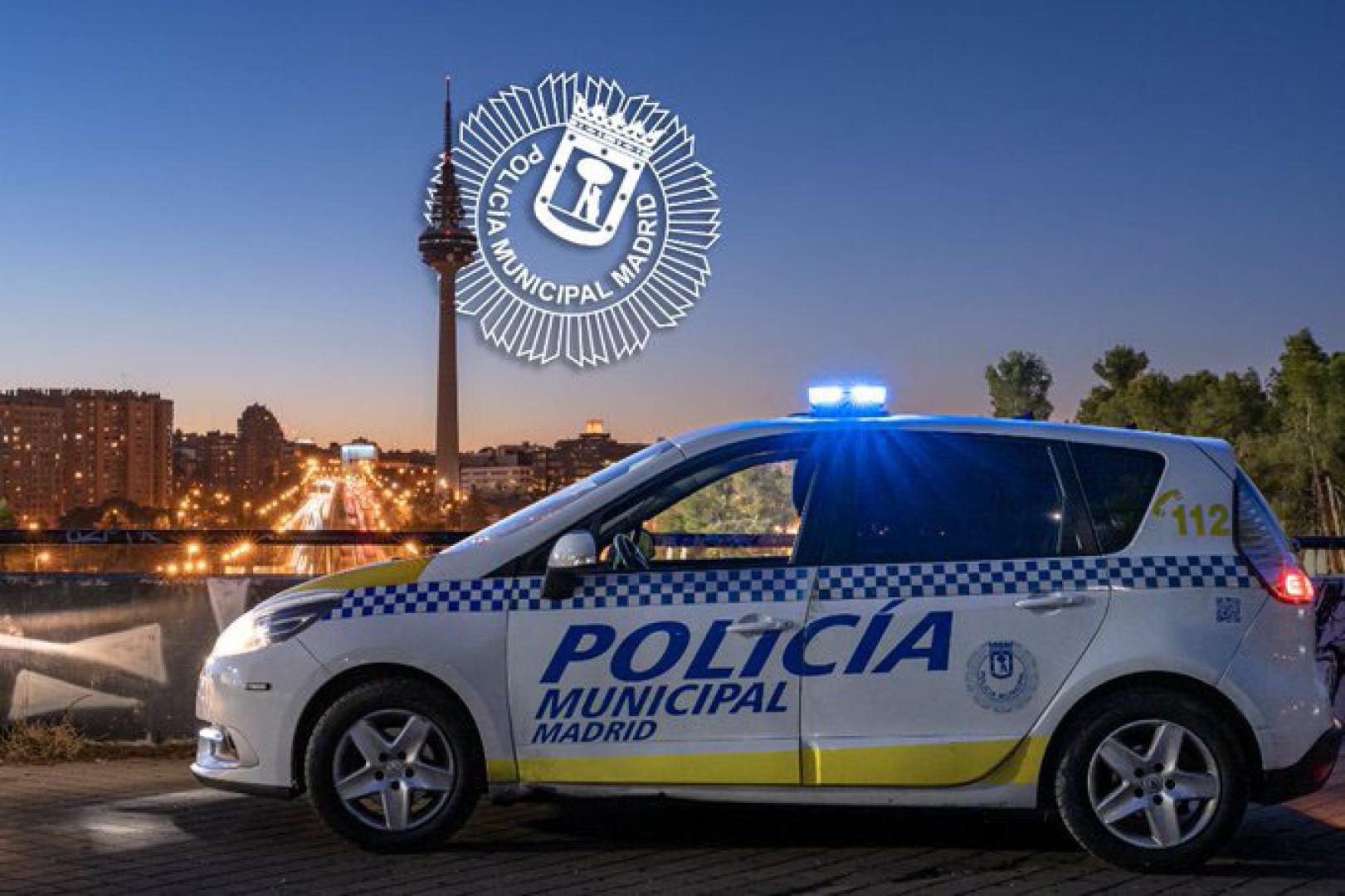 Un vehículo de la Policía Municipal de Madrid