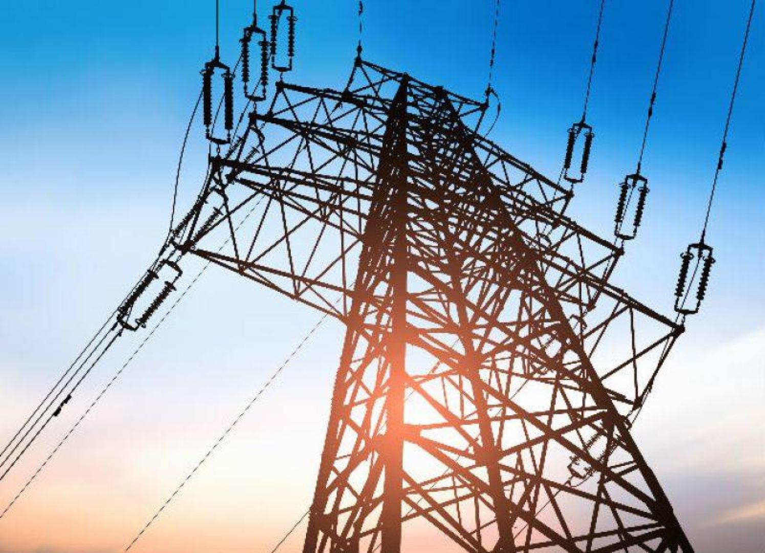 Imagen de archivo de un poste de energía eléctrica