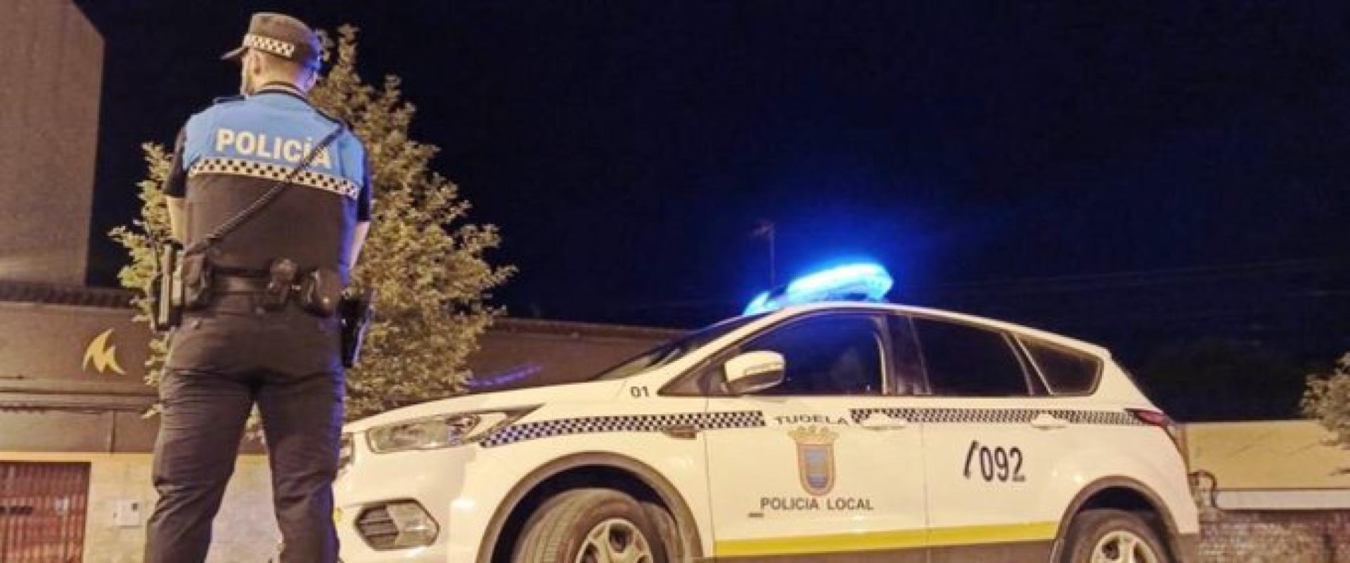 Un agente de la Policía Local de Tudela