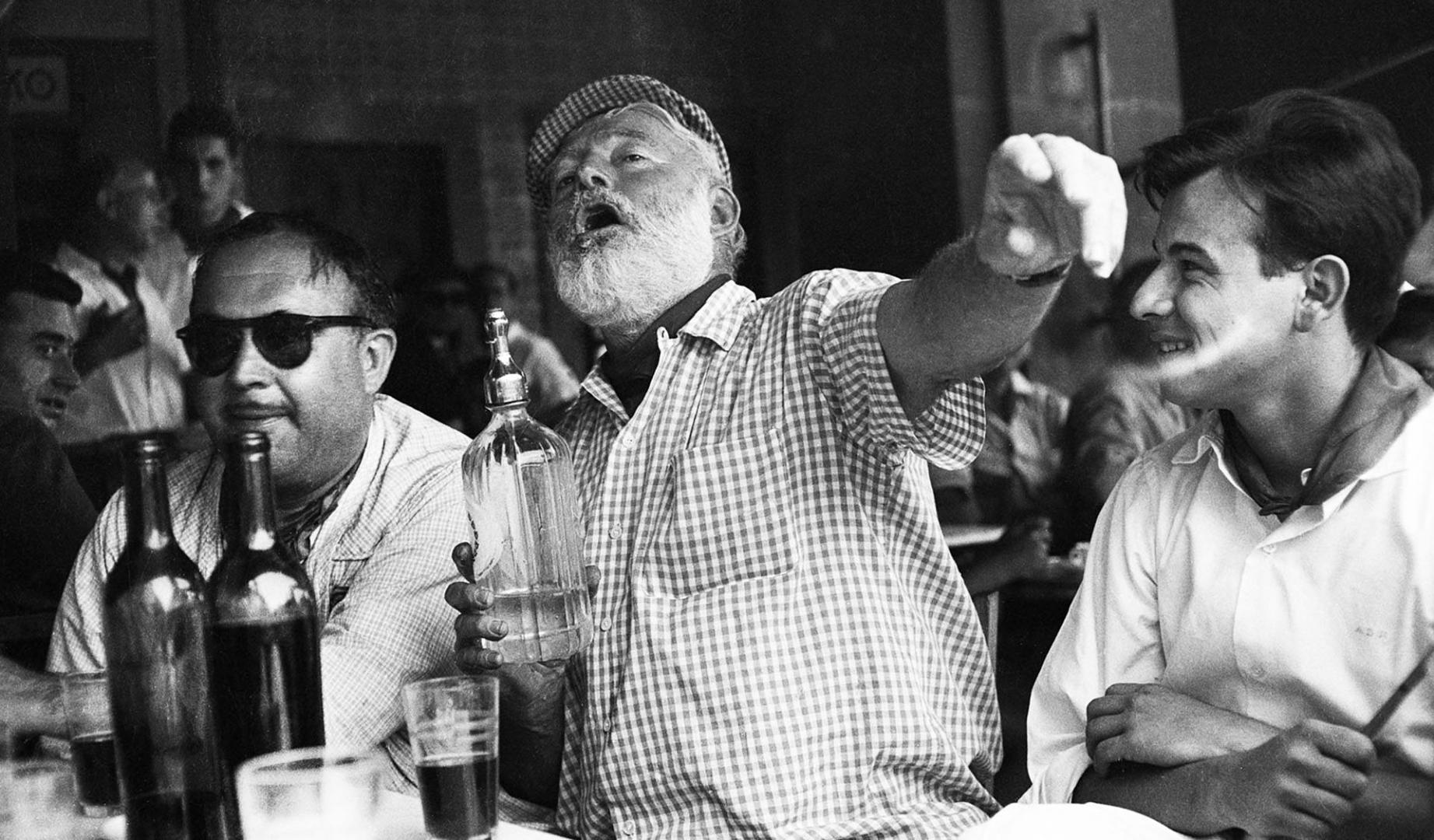 Hemingway, en las fiestas de 1959.