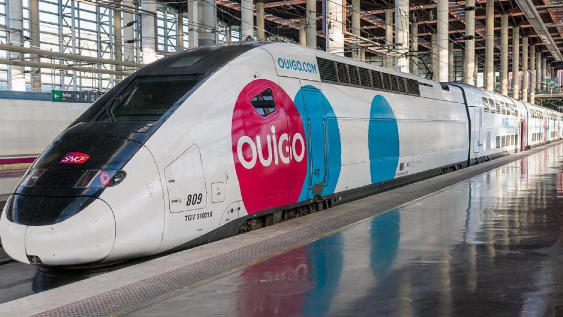 Un tren de la compañía OuiGo