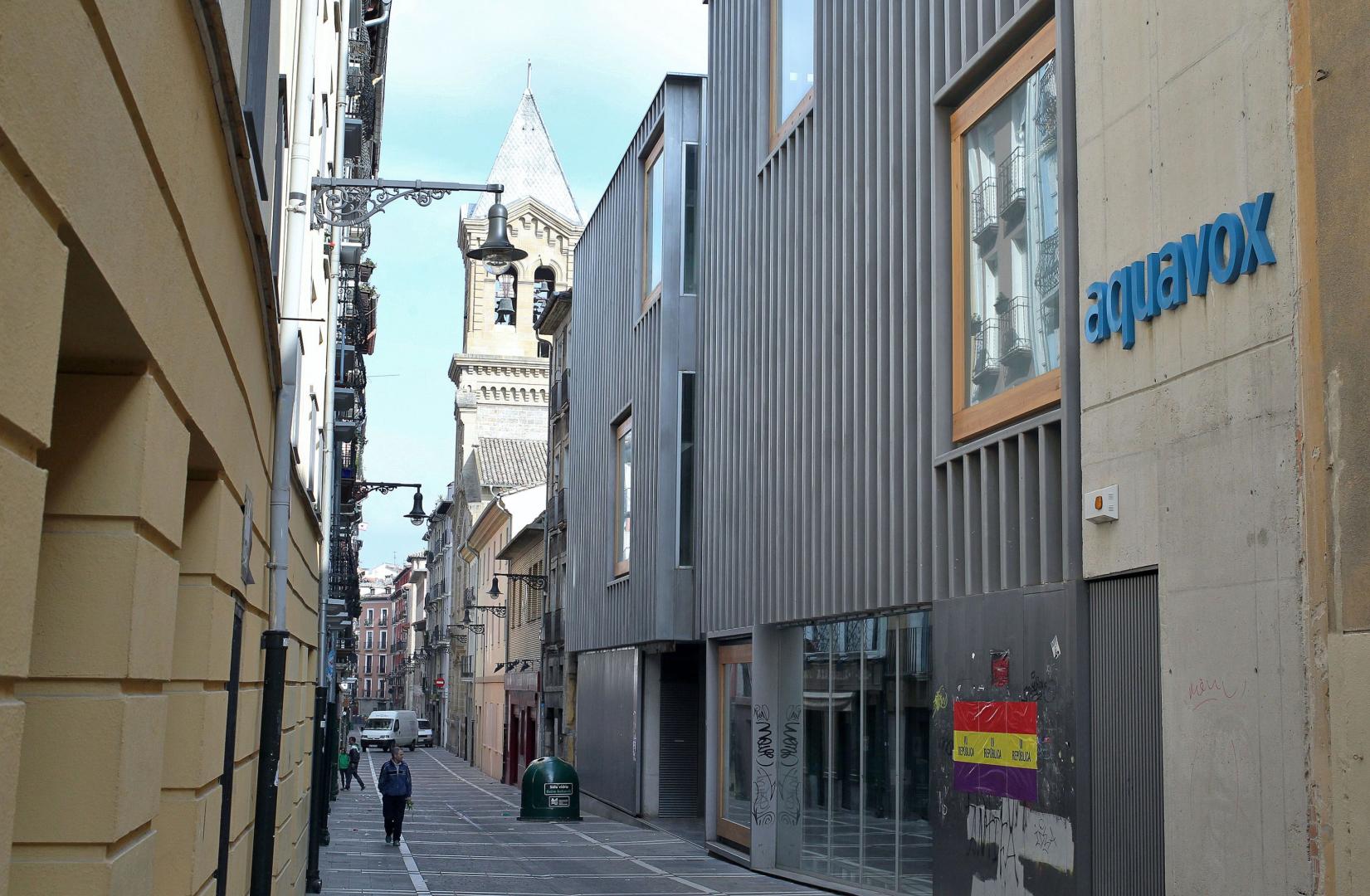 Instalaciones de Aquavox de San Agustín, en Pamplona