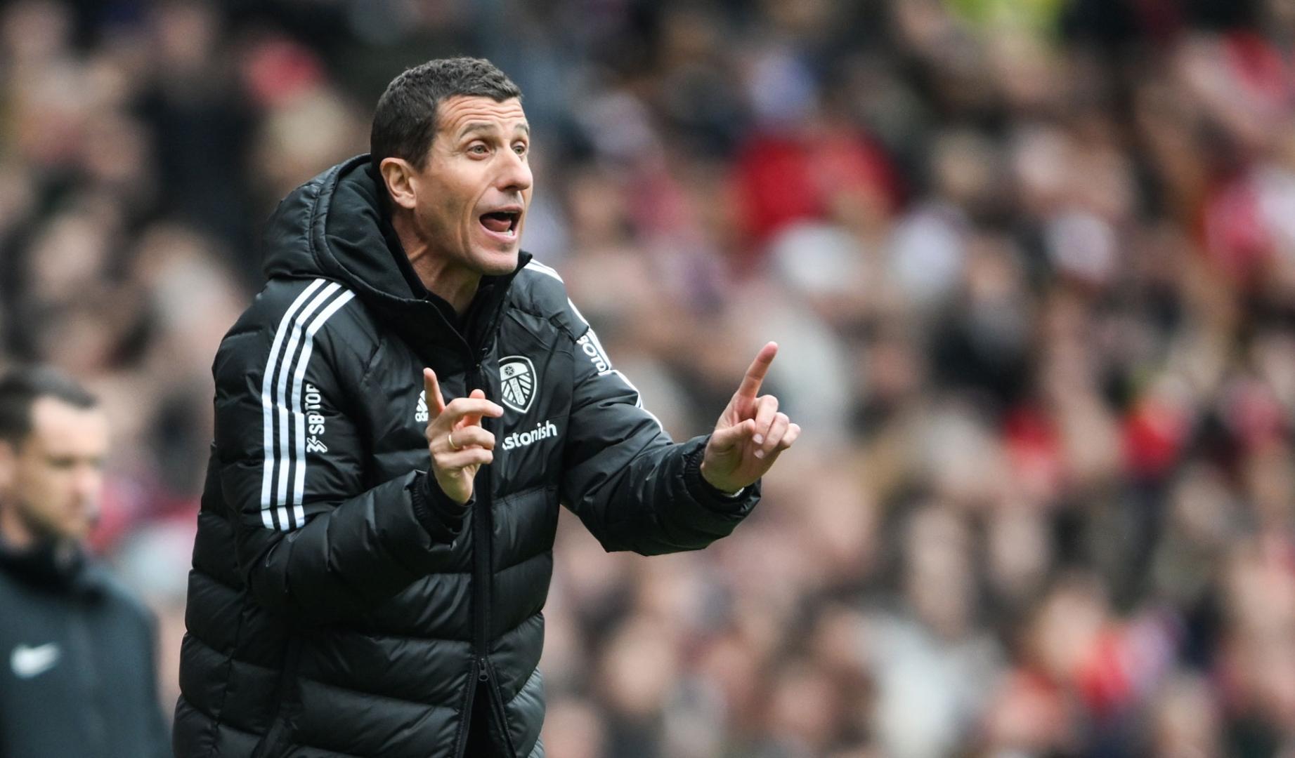Javi Gracia en el partido contra el Arsenal