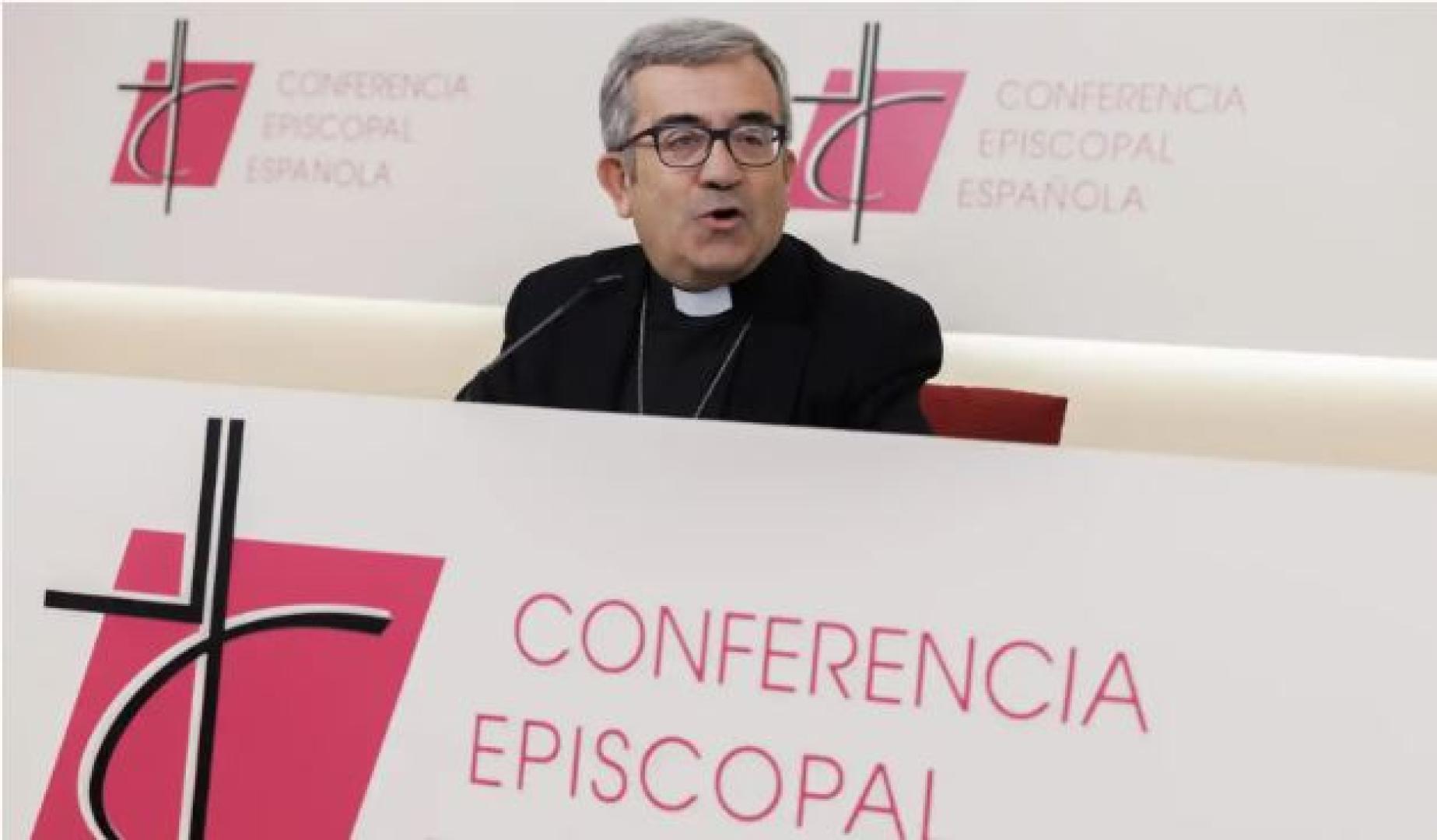 El secretario general y portavoz de la Conferencia Episcopal Española, Luis Argüello