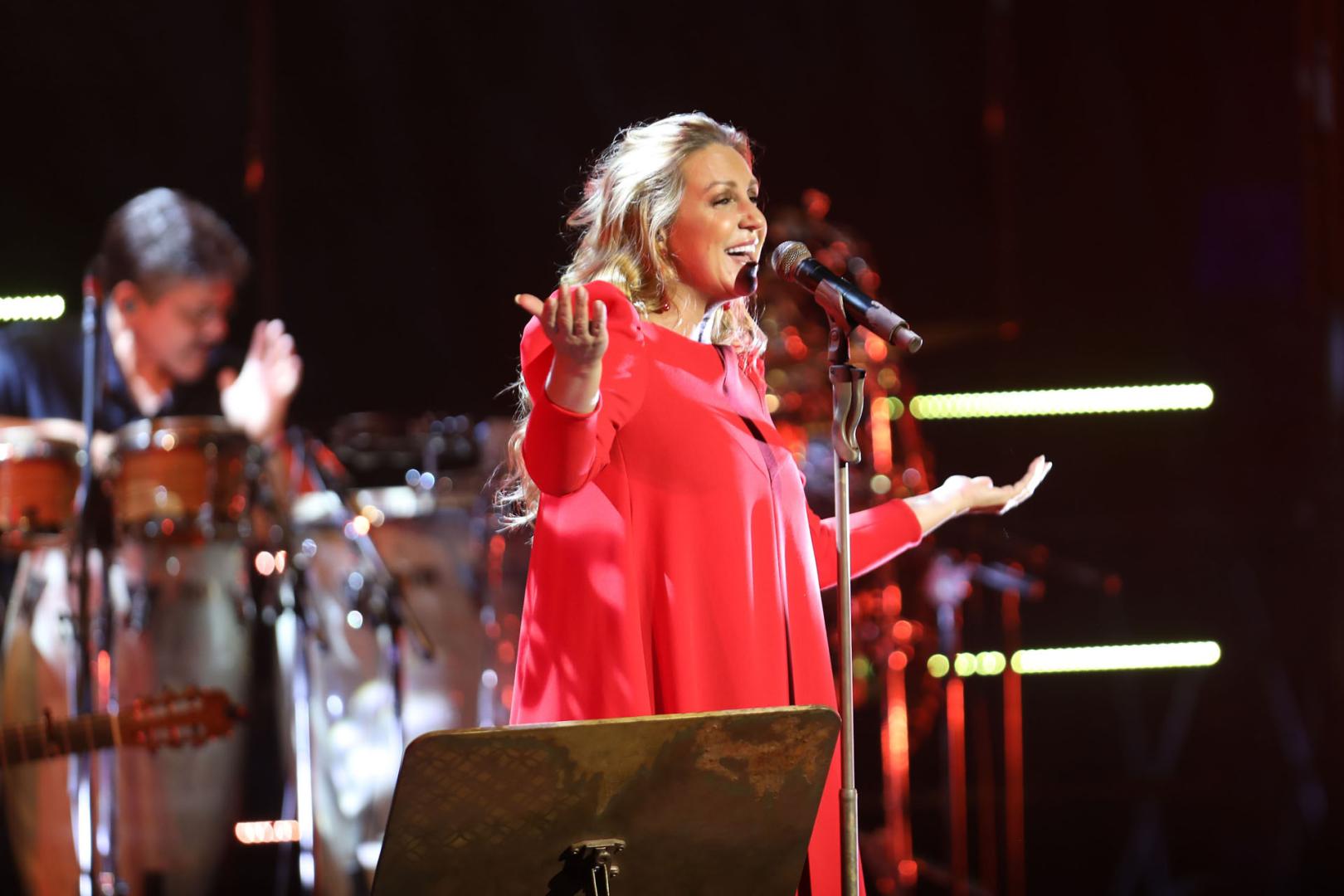 Niña Pastori, en concierto en Baluarte en el marco del 'Flamenco On Fire' en 2021