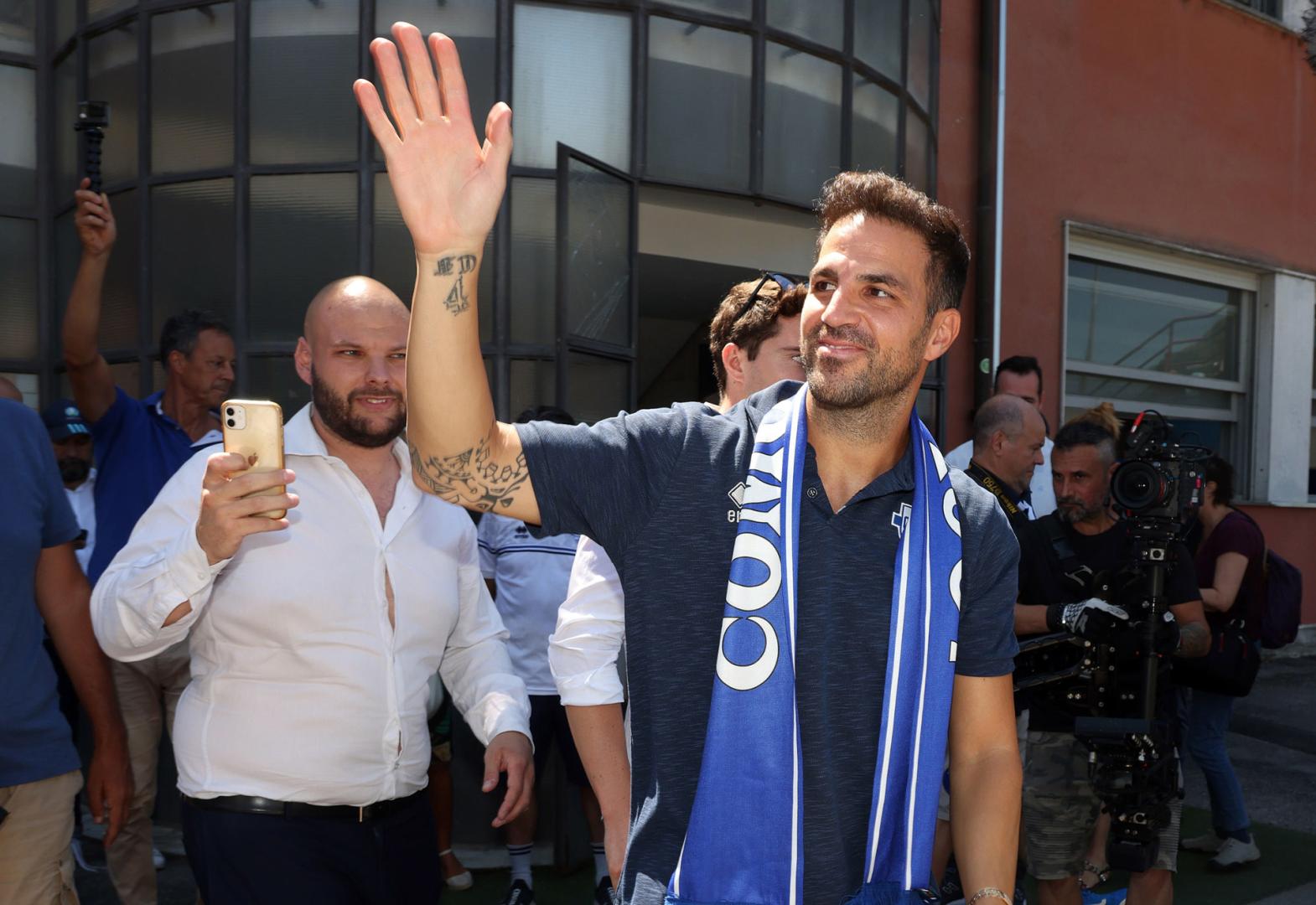 Cesc Fábregas, tras fichar por el Como, último equipo en el que ha militado