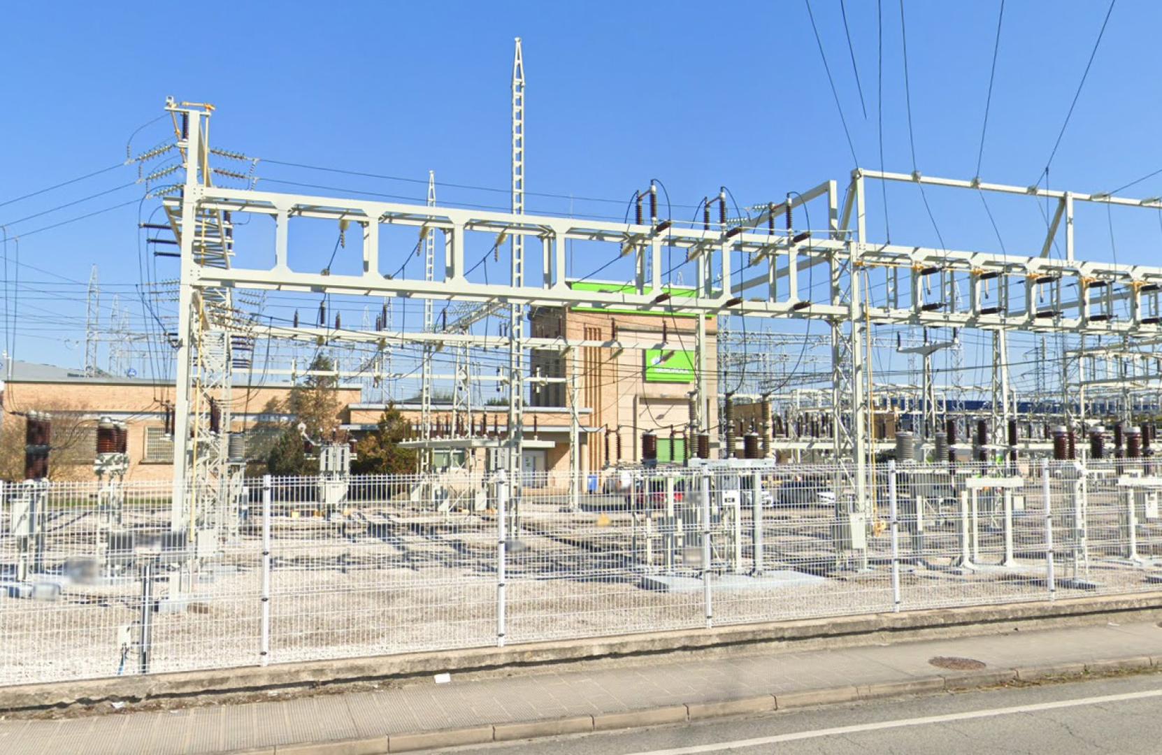 Subestación eléctrica de Iberdrola en Pamplona