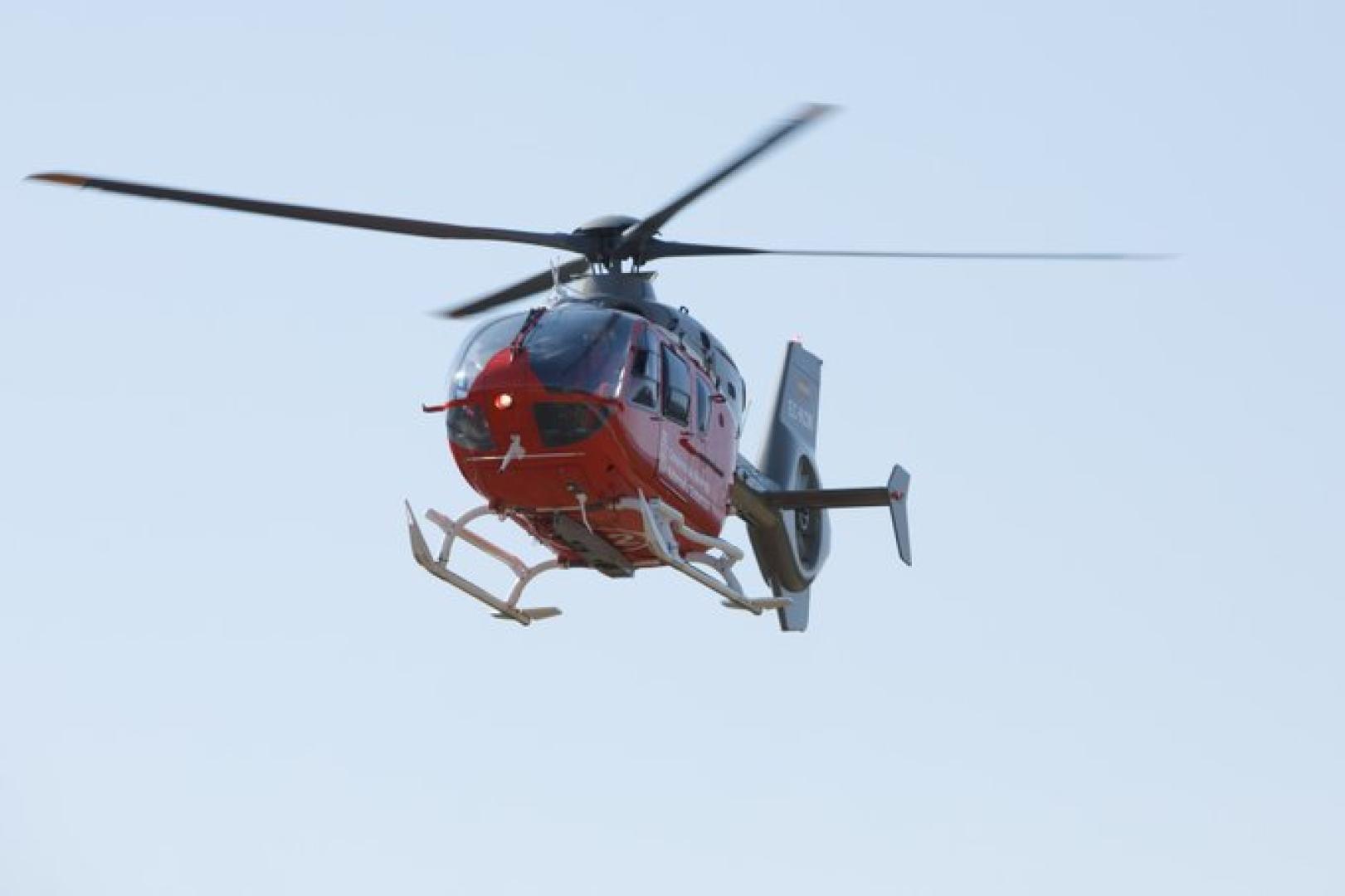 Helicóptero de rescate del Gobierno de Navarra