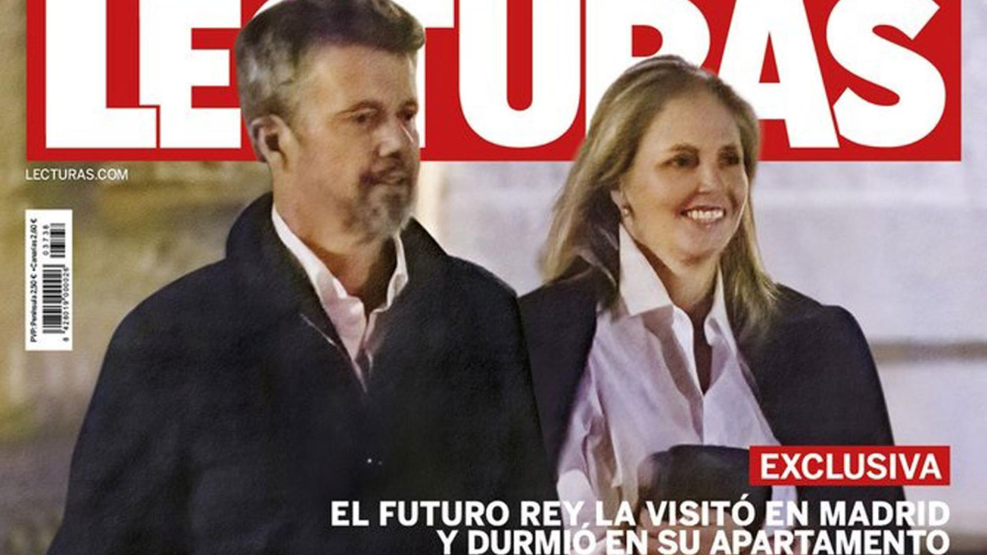 Federico de Dinamarca y Genoveva Casanova protagonizan la portada de la revista 'Lecturas'