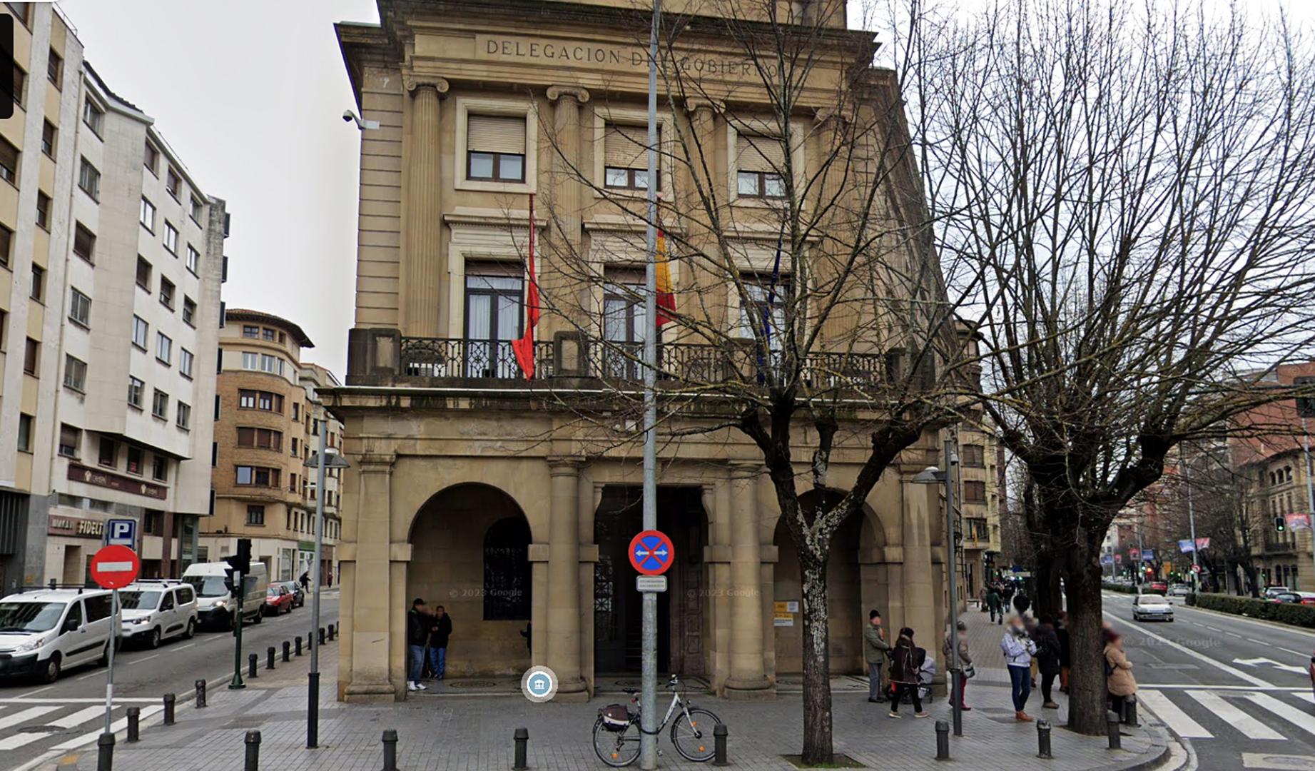 Sede de la Delegación del Gobierno en Navarra en la Plaza de Merindades
