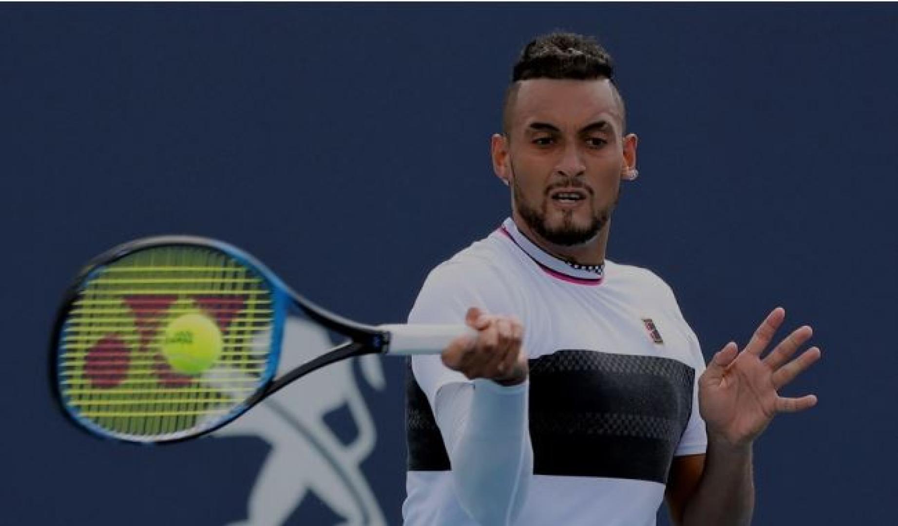 El tenista australiano Nick Kyrgios