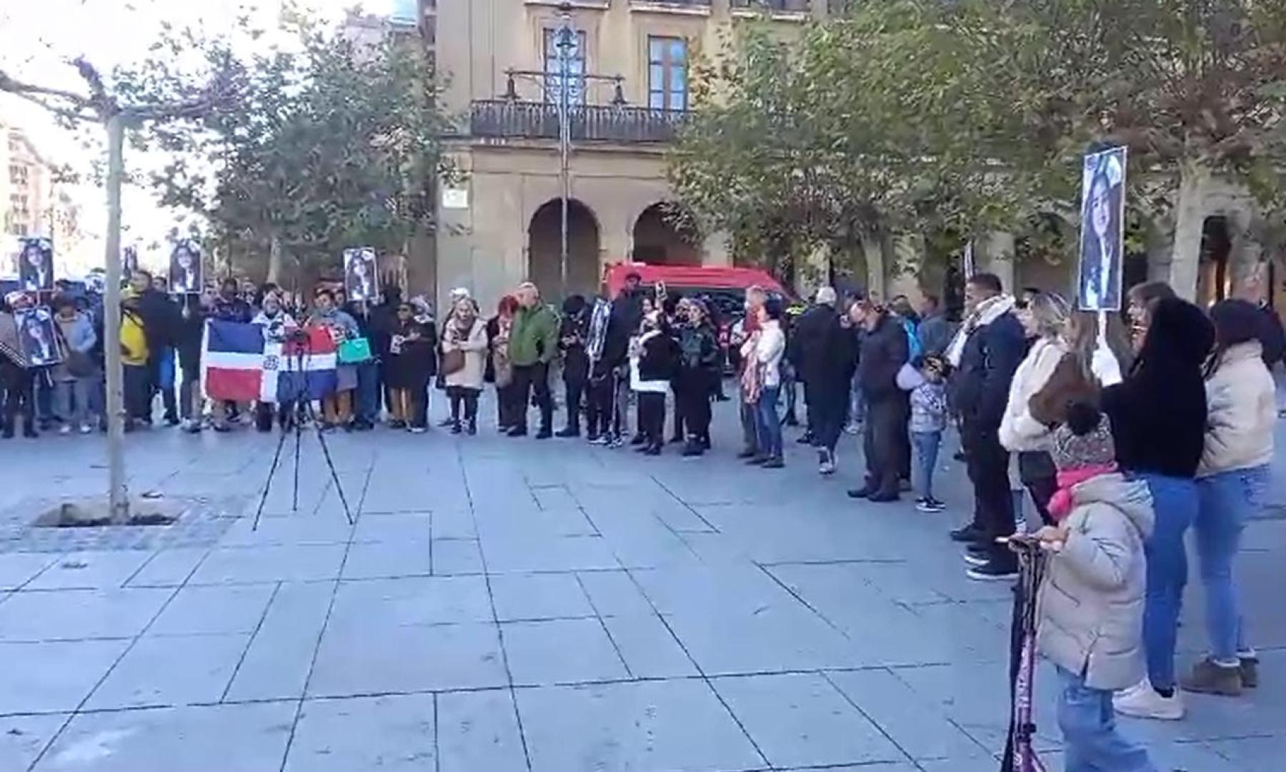 Concentración por la desaparición de Gabriela Reyes