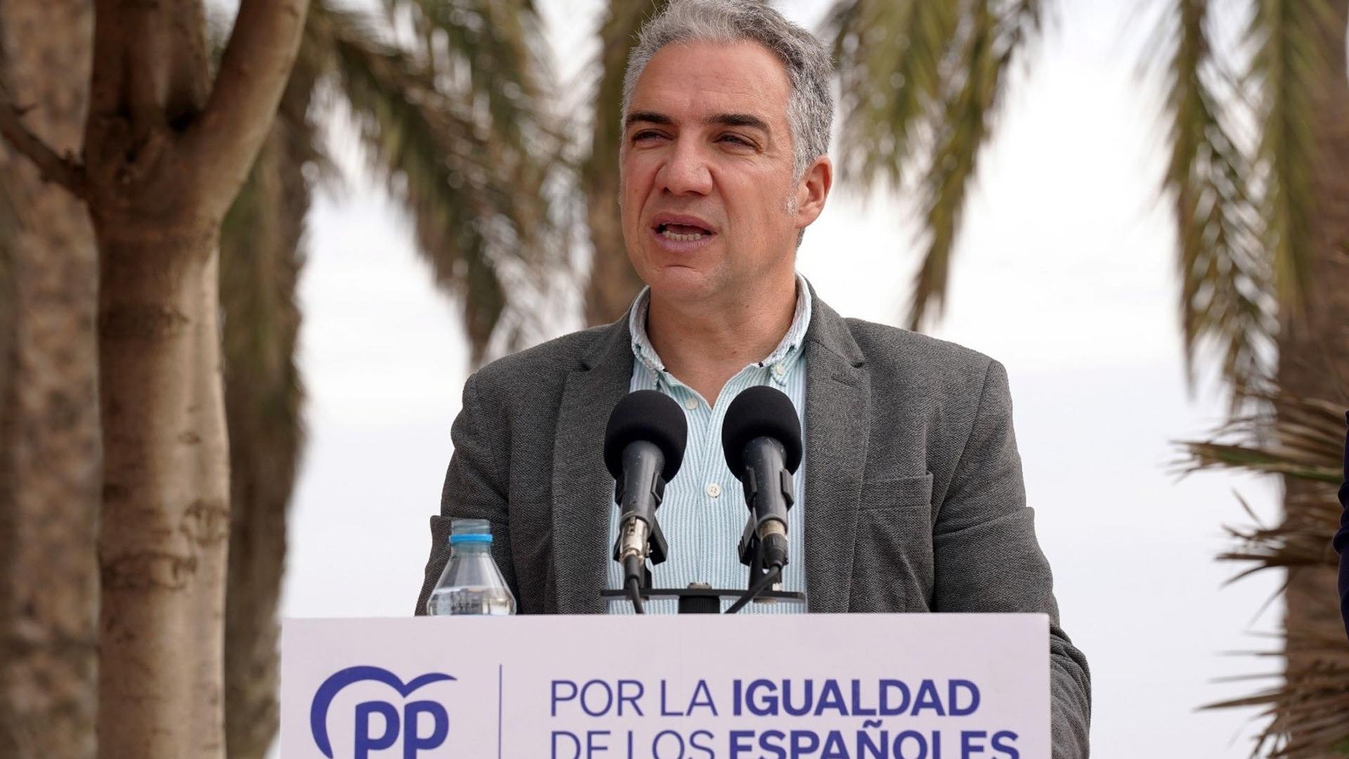 El vicesecretario de Coordinación Autonómica y Local y Análisis Electoral del PP, Elías Bendodo