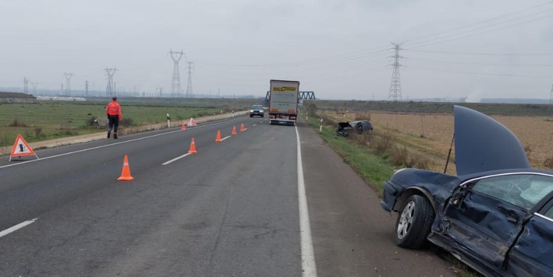 El accidente se ha producido en la N-113 entre Valtierra y Castejón